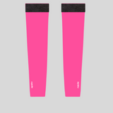 Neon Pink Fleece Arm Warmers