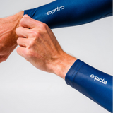 Navy Fleece Arm Warmers