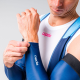 Navy Fleece Arm Warmers