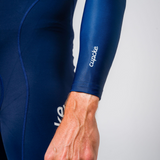 Navy Fleece Arm Warmers