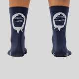 Navy Splash Sock
