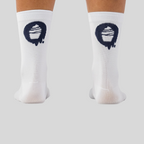 White Splash Sock